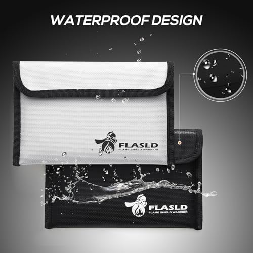 Vue 6 de Flasld Pochette Anti Feu