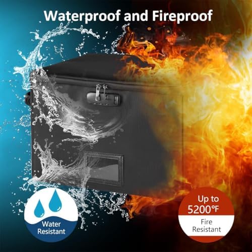 Vue 2 de Boite Documents Ignifuge