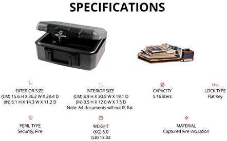 Vue 4 de Sentry Safe Sac Etanche