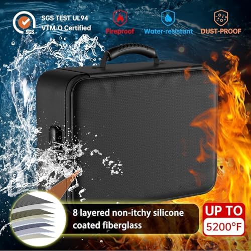 Vue 4 de Portedocuments Ignifuge Avec Serrure