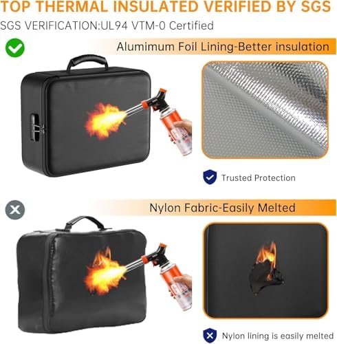 Vue 7 de Portedocuments Ignifuge Avec Serrure