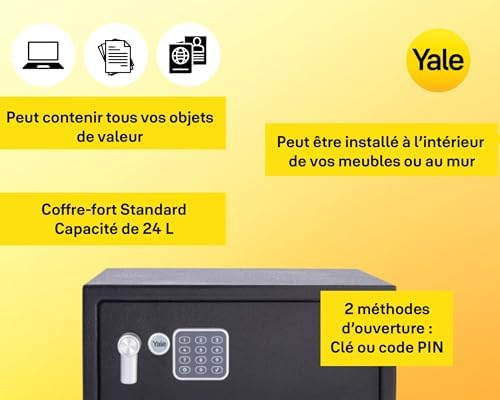 Vue 4 de Yale Coffrefort Electronique Format