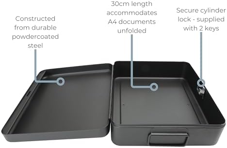 Vue 3 de Cathedral Boite Securite Noir