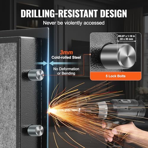 Vue 4 de Vevor Coffrefort Porte
