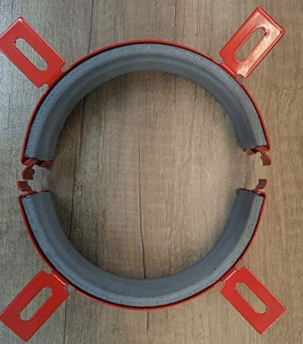 Vue 2 de Collier De Tuyau Rouge