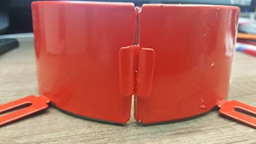 Vue 3 de Collier De Tuyau Rouge