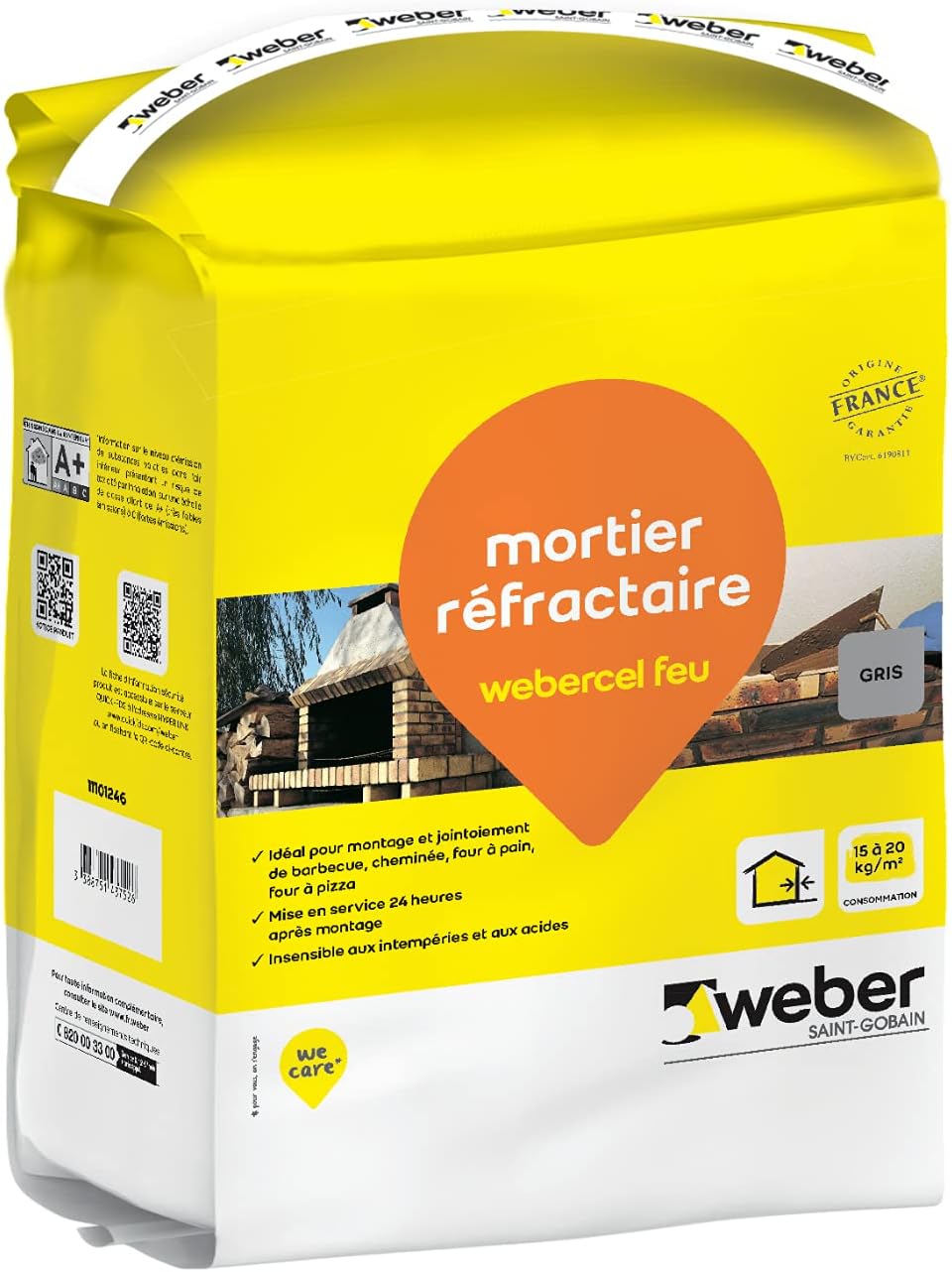 Mortier Refractaire Pour Le