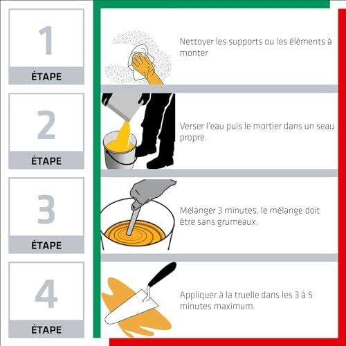 Vue 4 de Parexlanko Mortier Refractaire Gris