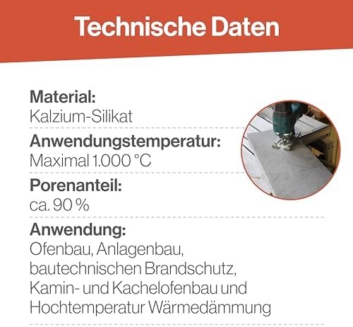 Vue 6 de Feuerfest Plaque Coupefeu