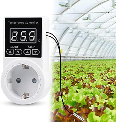 Vue 2 de Pcs Digital Thermostat Plug