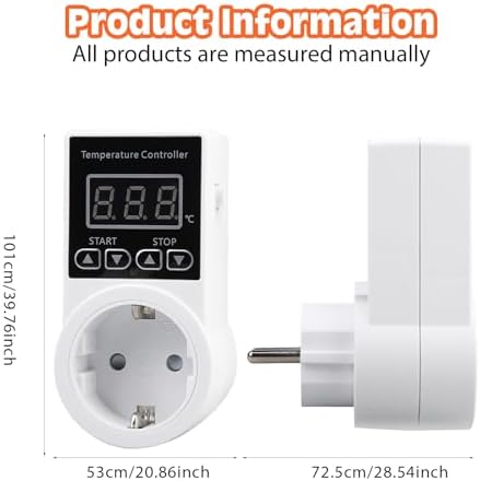 Vue 3 de Pcs Digital Thermostat Plug