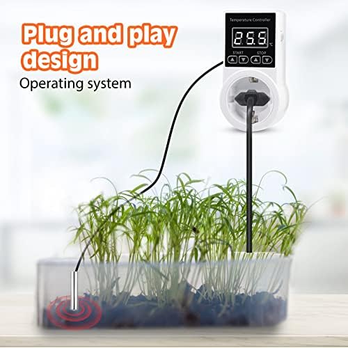 Vue 4 de Pcs Digital Thermostat Plug