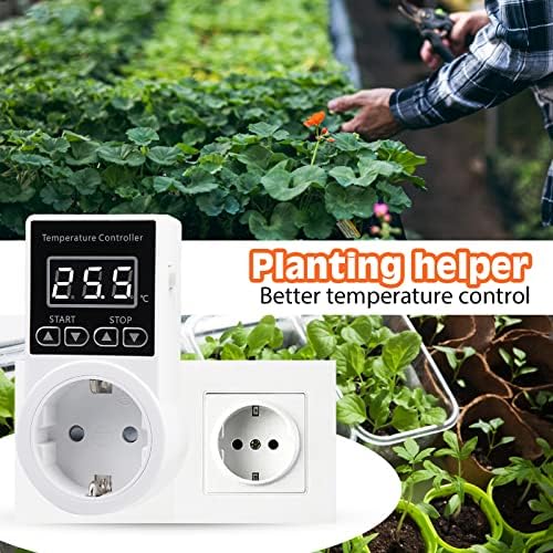 Vue 6 de Pcs Digital Thermostat Plug