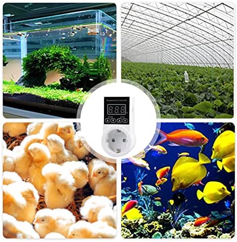 Vue 7 de Pcs Digital Thermostat Plug