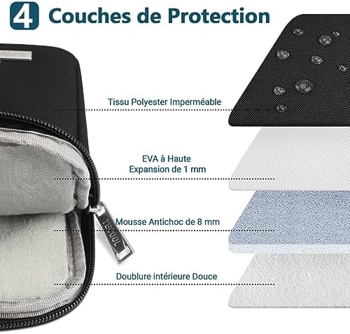 Vue 6 de Tecool Pouces Pochette Ordinateur