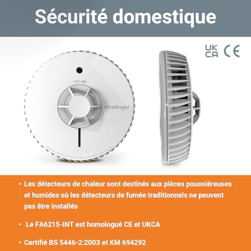 Vue 3 de Fireangel Faint Detecteur De