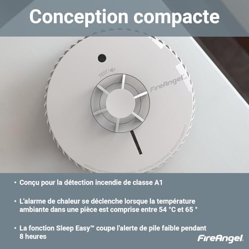 Vue 4 de Fireangel Faint Detecteur De