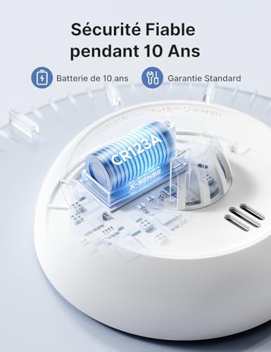 Vue 2 de Xsense Detecteur De Chaleur