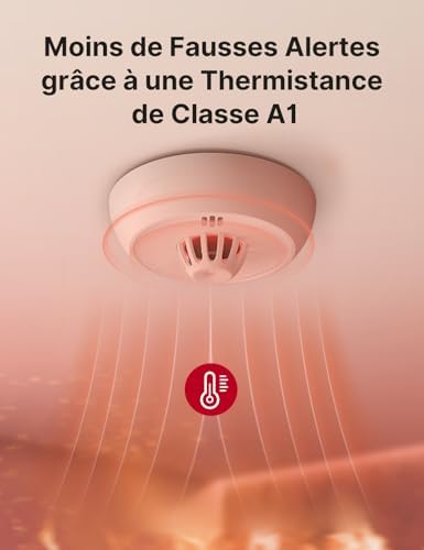 Vue 3 de Xsense Detecteur De Chaleur