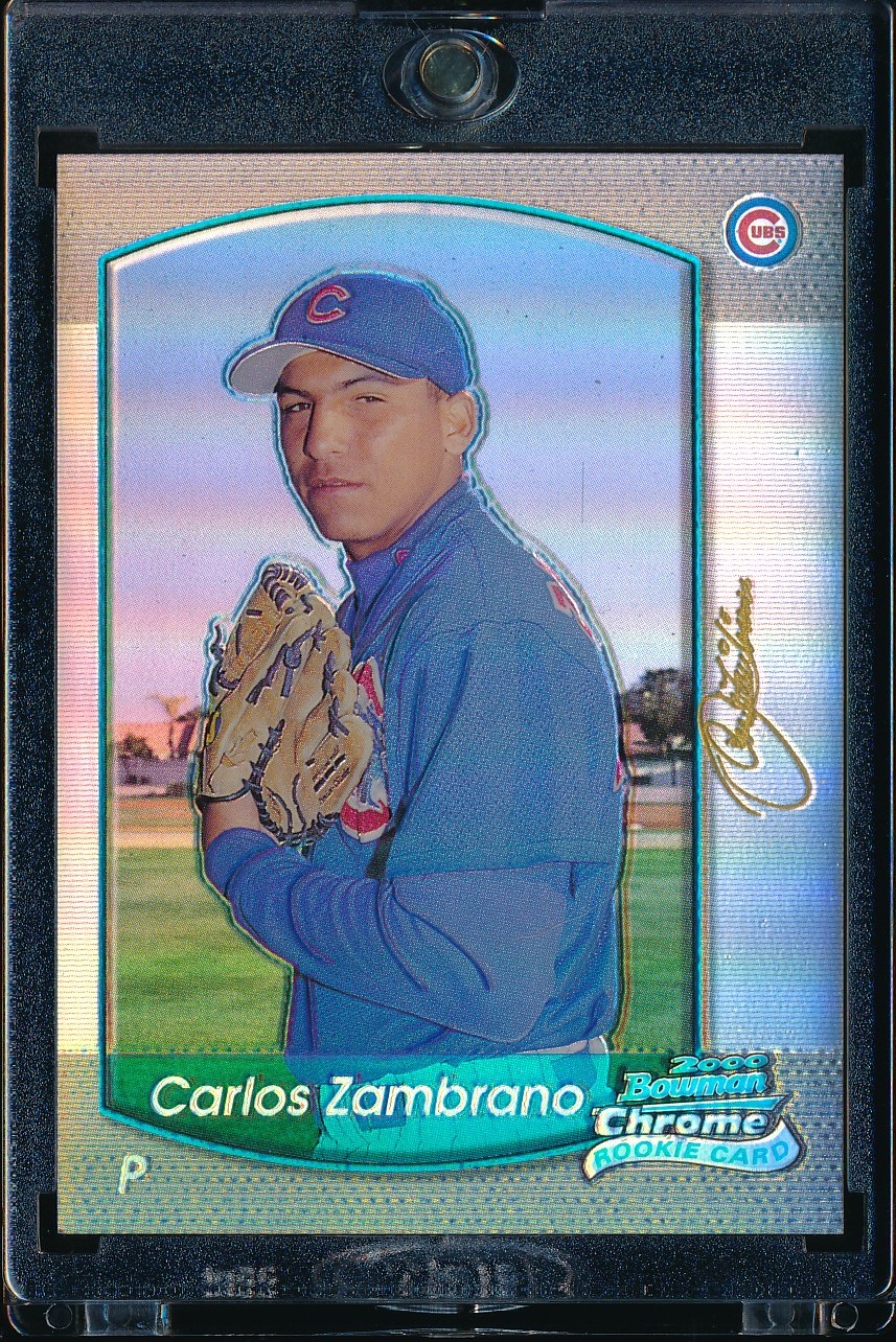 2000 Bowman Chrome Carlos Zambrano Refractor #303