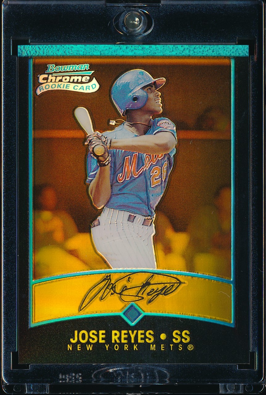 2001 Bowman Chrome Jose Reyes Gold Refractor 46/99 #164