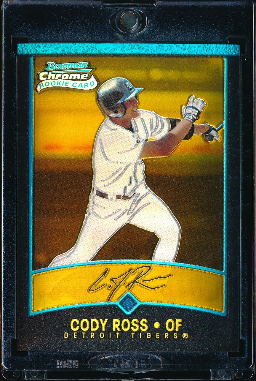 2001 Bowman Chrome Cody Ross Gold Refractor 79/99 #313