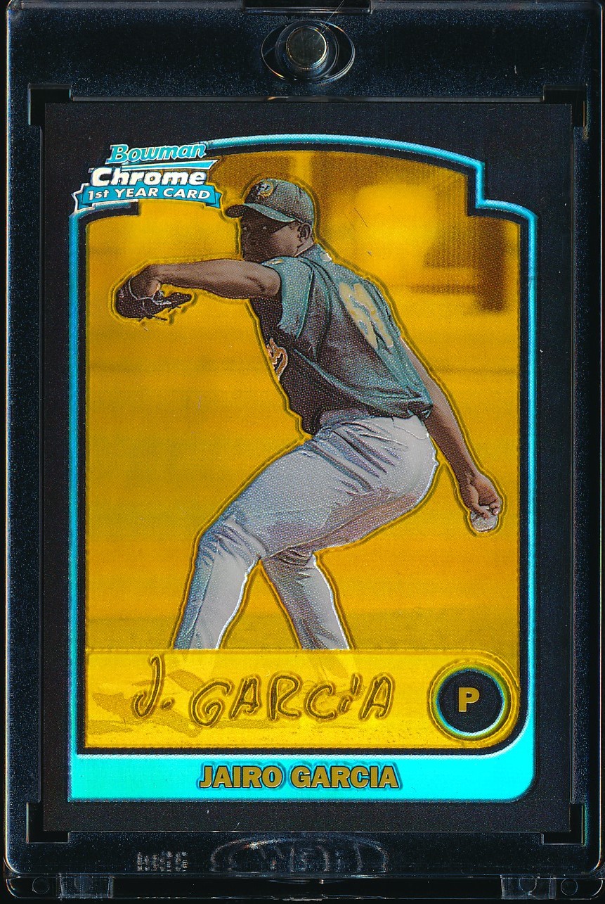2003 Bowman Chrome Jairo Garcia Gold Refractor 36/170 #217