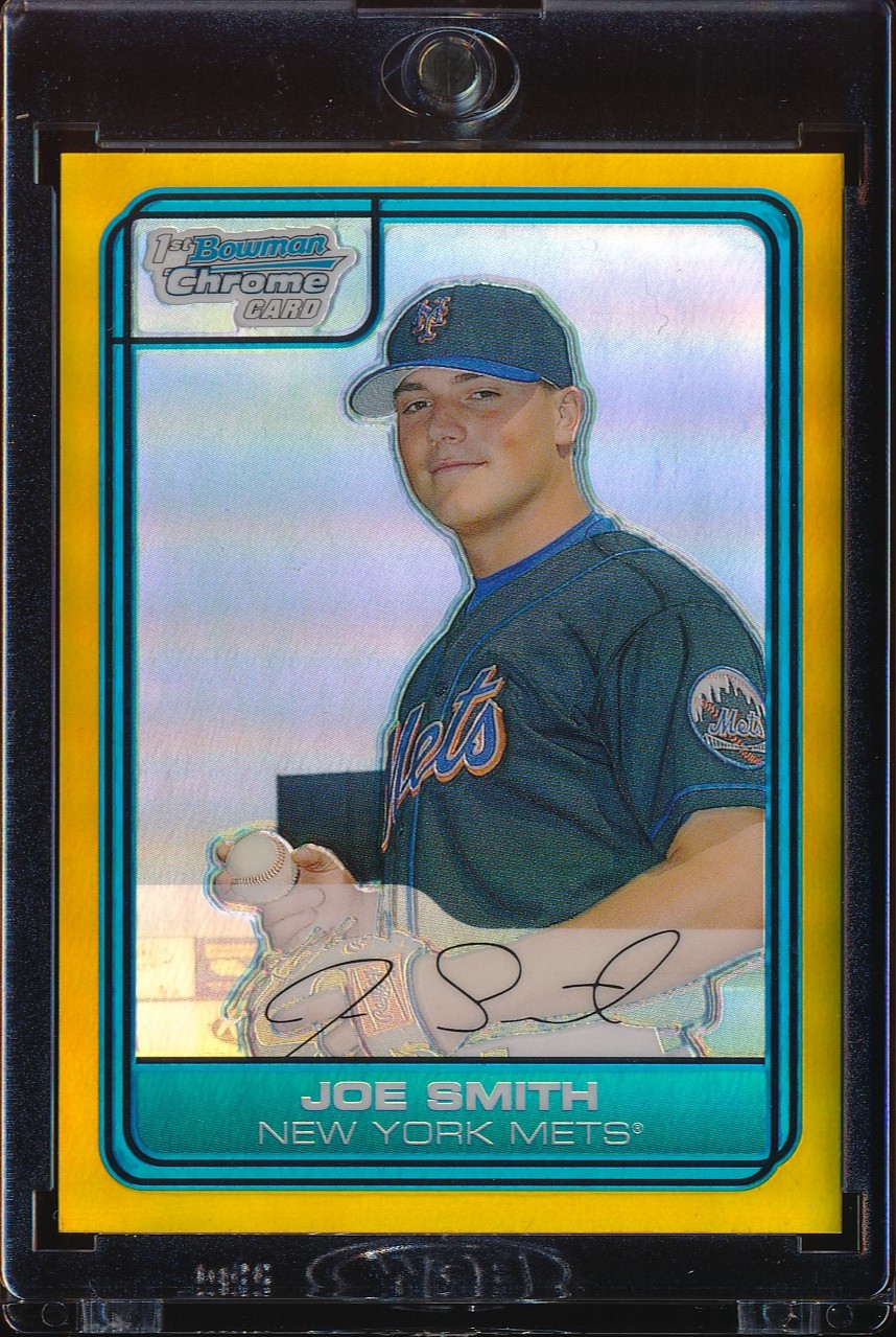 2006 Bowman Chrome Draft Joe Smith Gold Refractor 43/50 #DP19