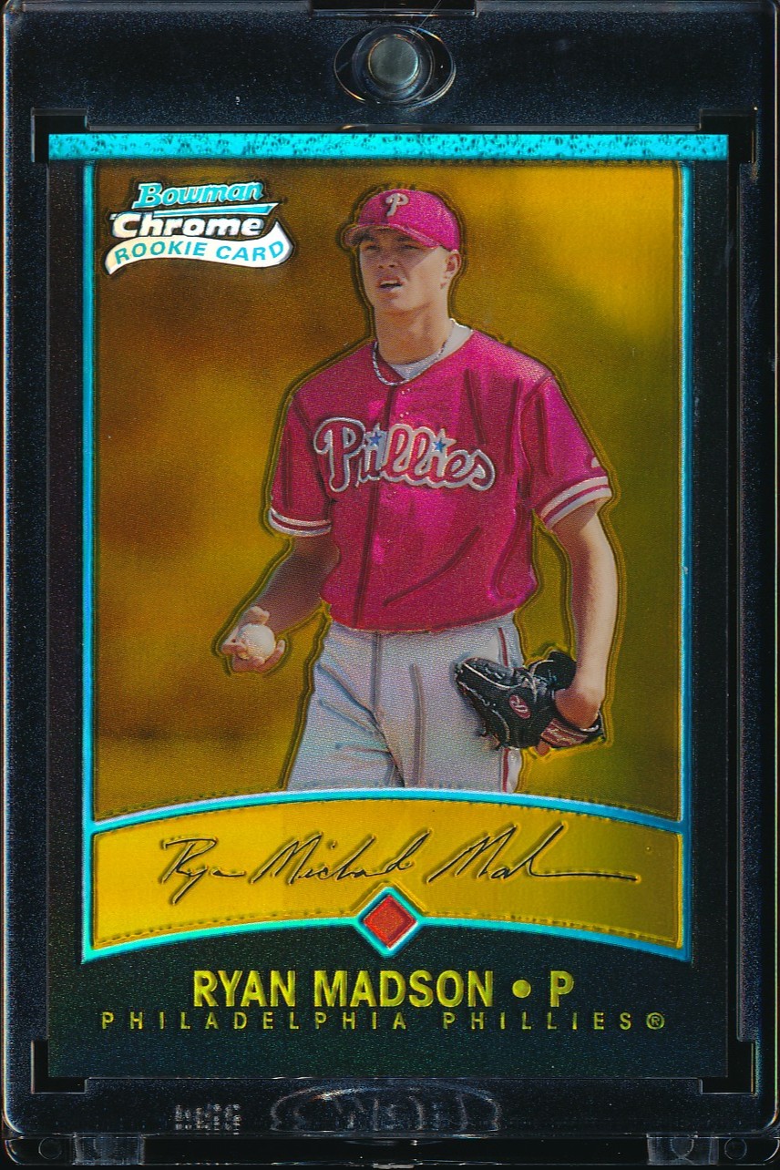 2001 Bowman Chrome Ryan Madson Gold Refractor 53/99 #115