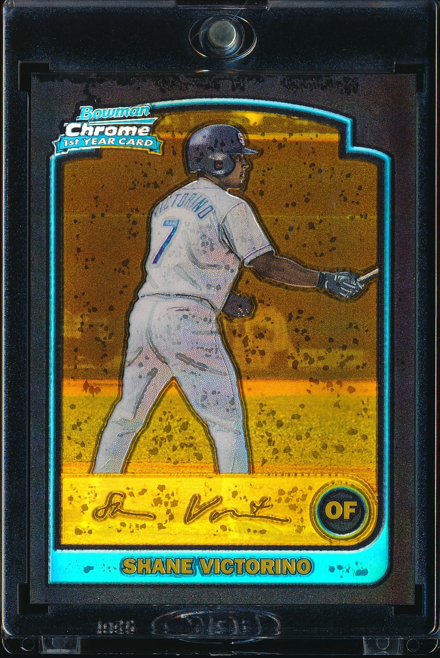 2003 Bowman Chrome Shane Victorino Gold Refractor 159/170 #319