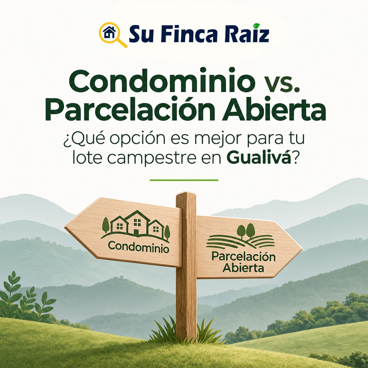 Condominio vs. parcelación abierta en La Vega Cundinamarca y Gualivá