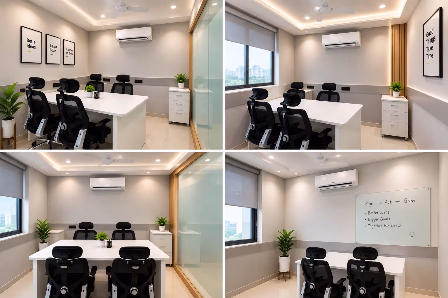 My Work Estate Private Cabin | CoLab Coworking Private Cabin In Ahmedabad | Private Office Space In Gota Near SG Highway workspace photo