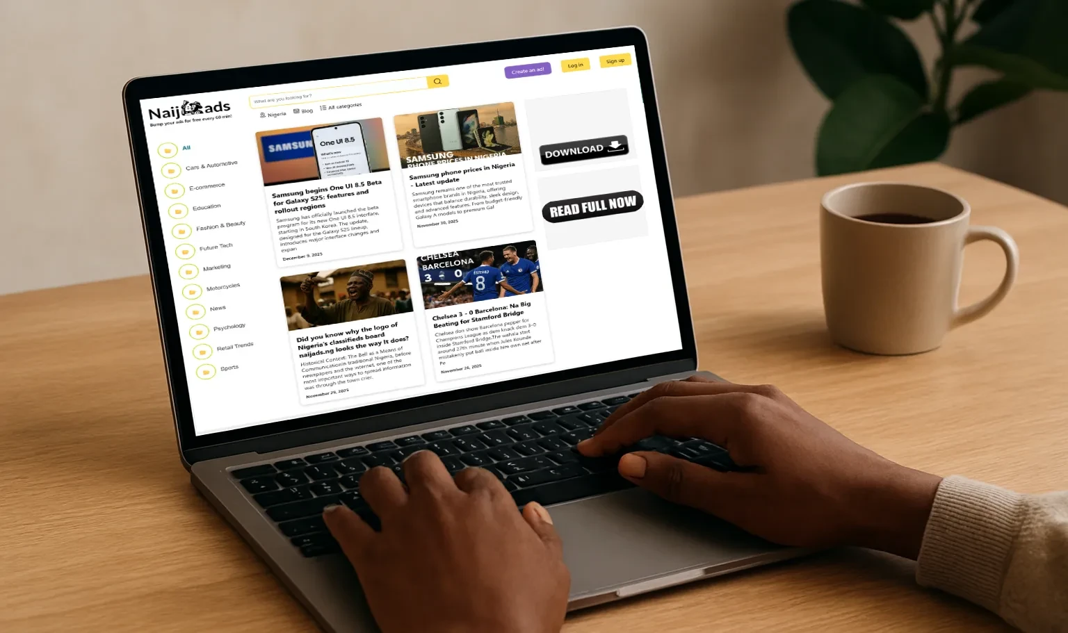 Naijads.ng launches a new blog with Comments — Copilot_20251211_022817