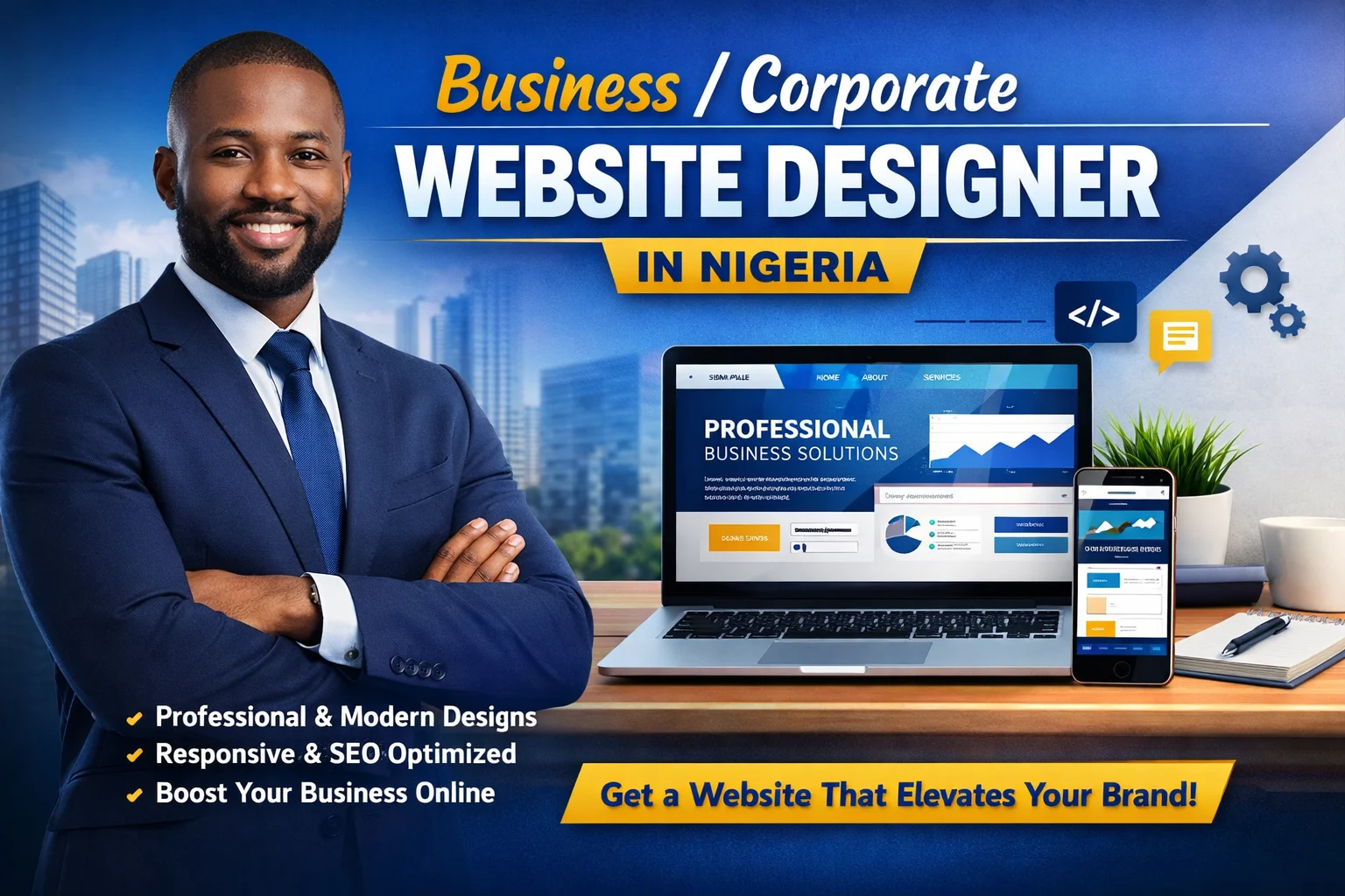 Business / Corporate Website Designer in Nigeria – Other Services