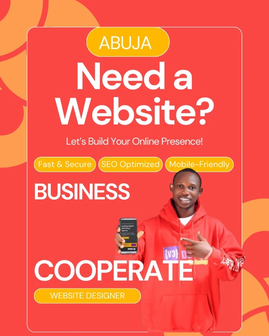 Business / Corporate Website Designer in Abuja – Computer and Internet Services