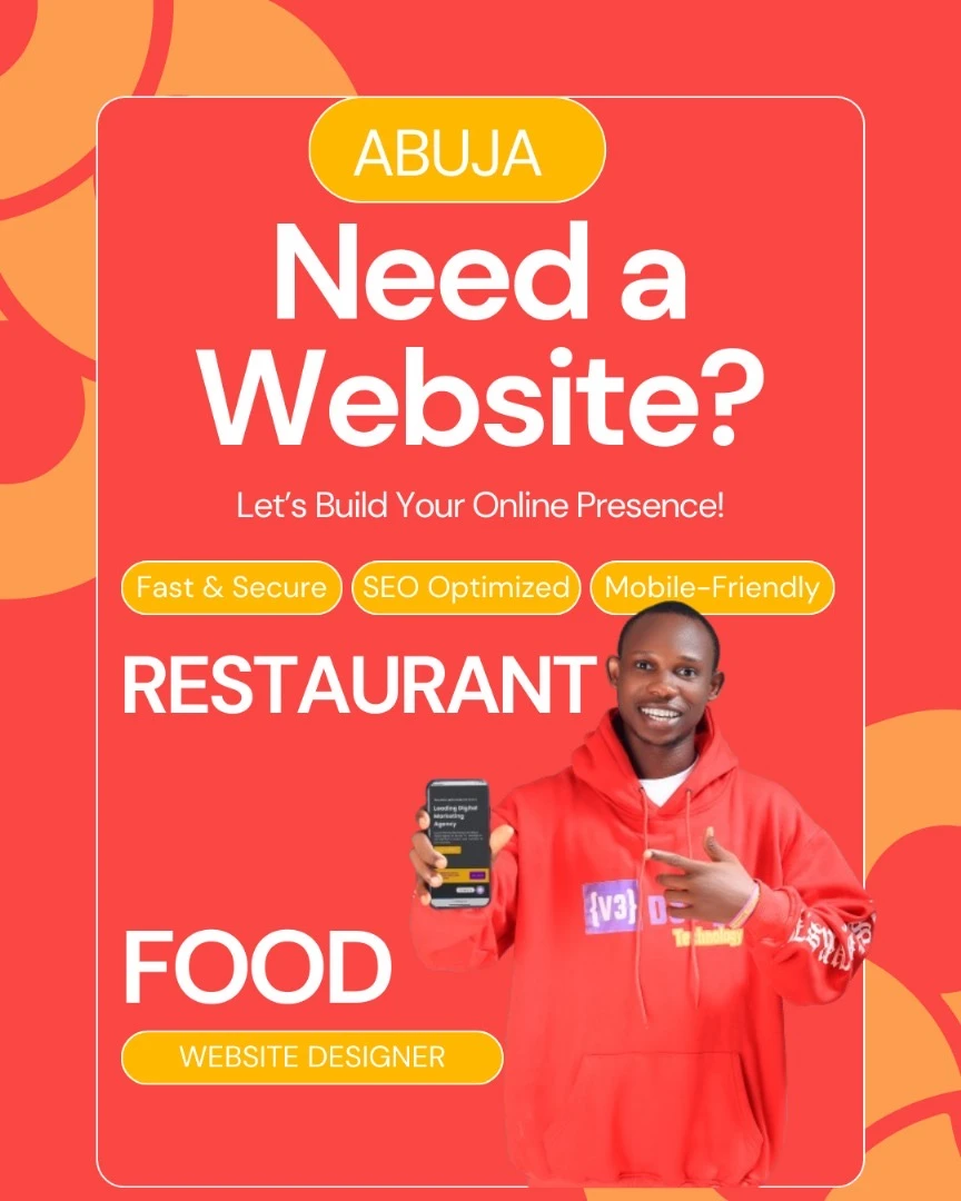 Restaurant Food Ordering Website Designer in Abu – Computer and Internet Services