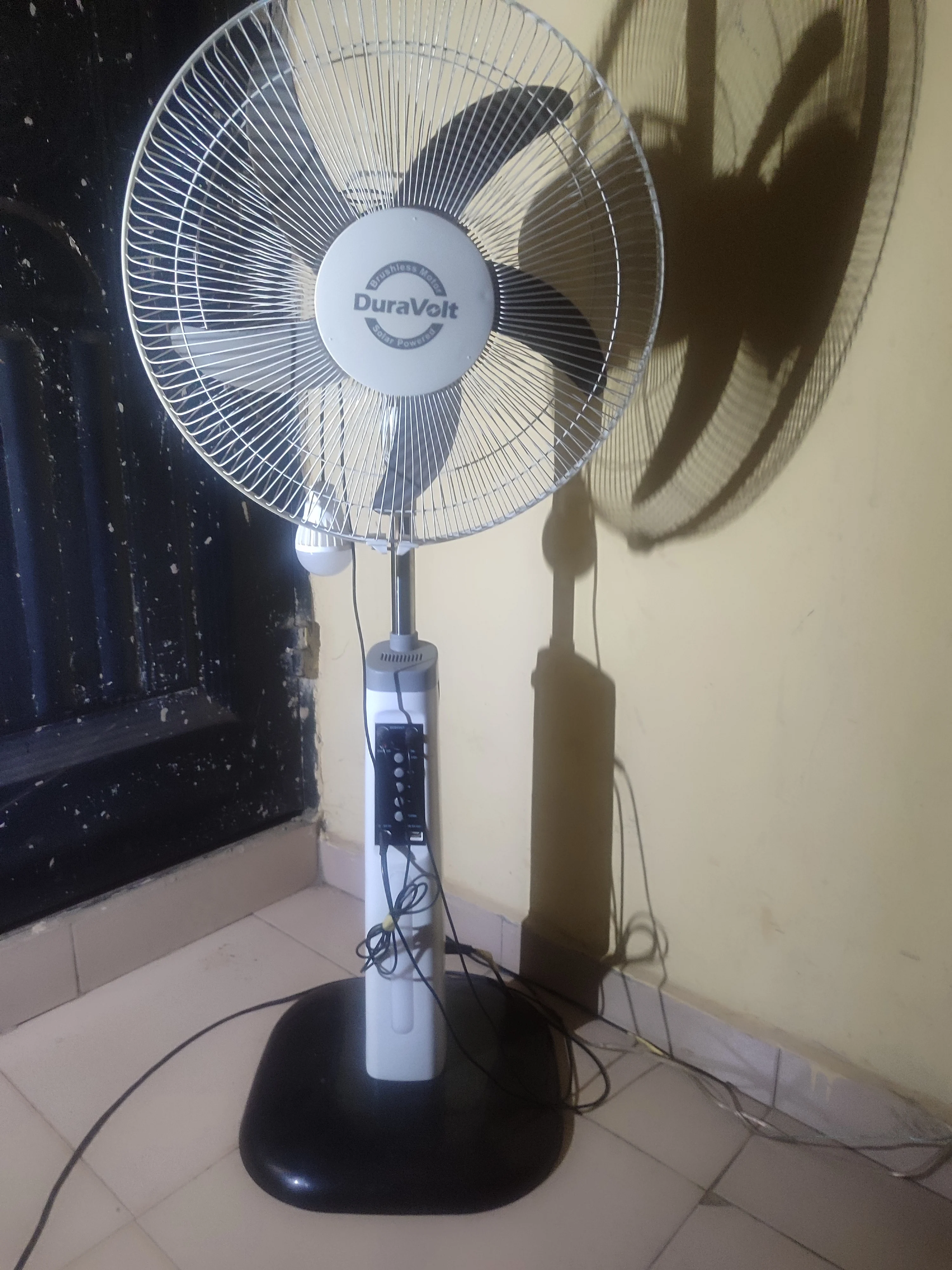 Duravolt 16-inch Rechargeable Standing Fan  – Appliances