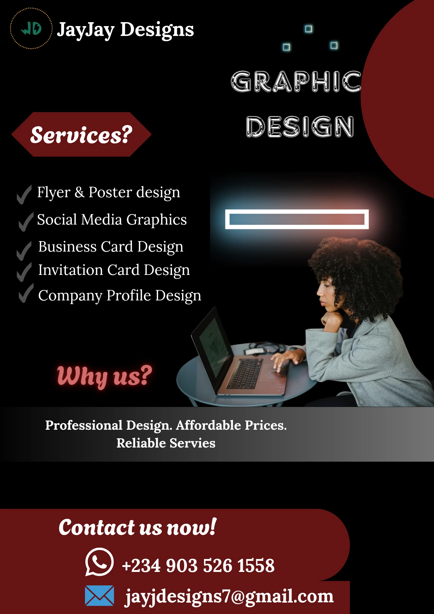 Graphic Design  – Computer and Internet Services