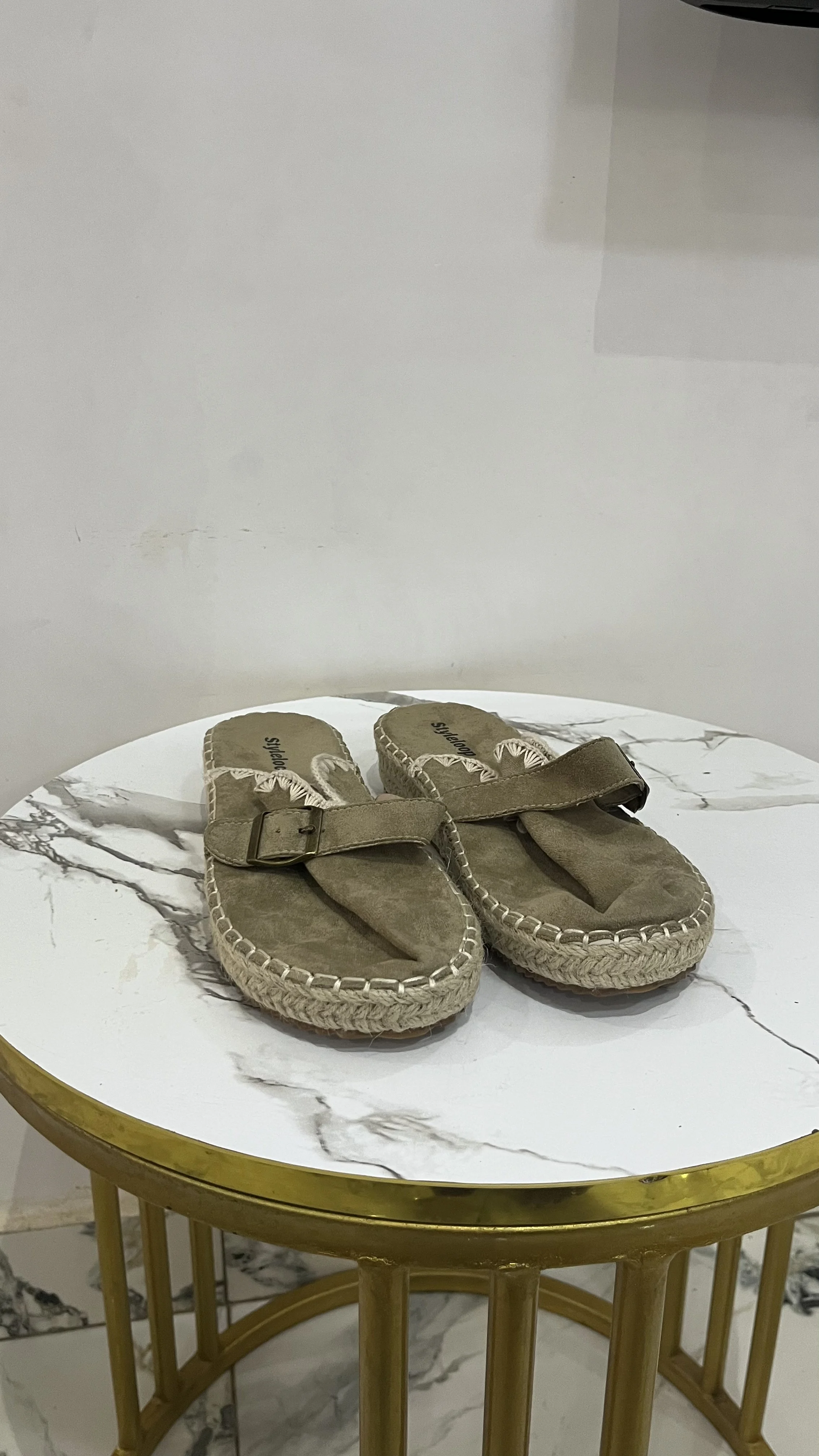 Elegant Espadrille Mule Flats – Light, Comfy Chic – Women's Shoes