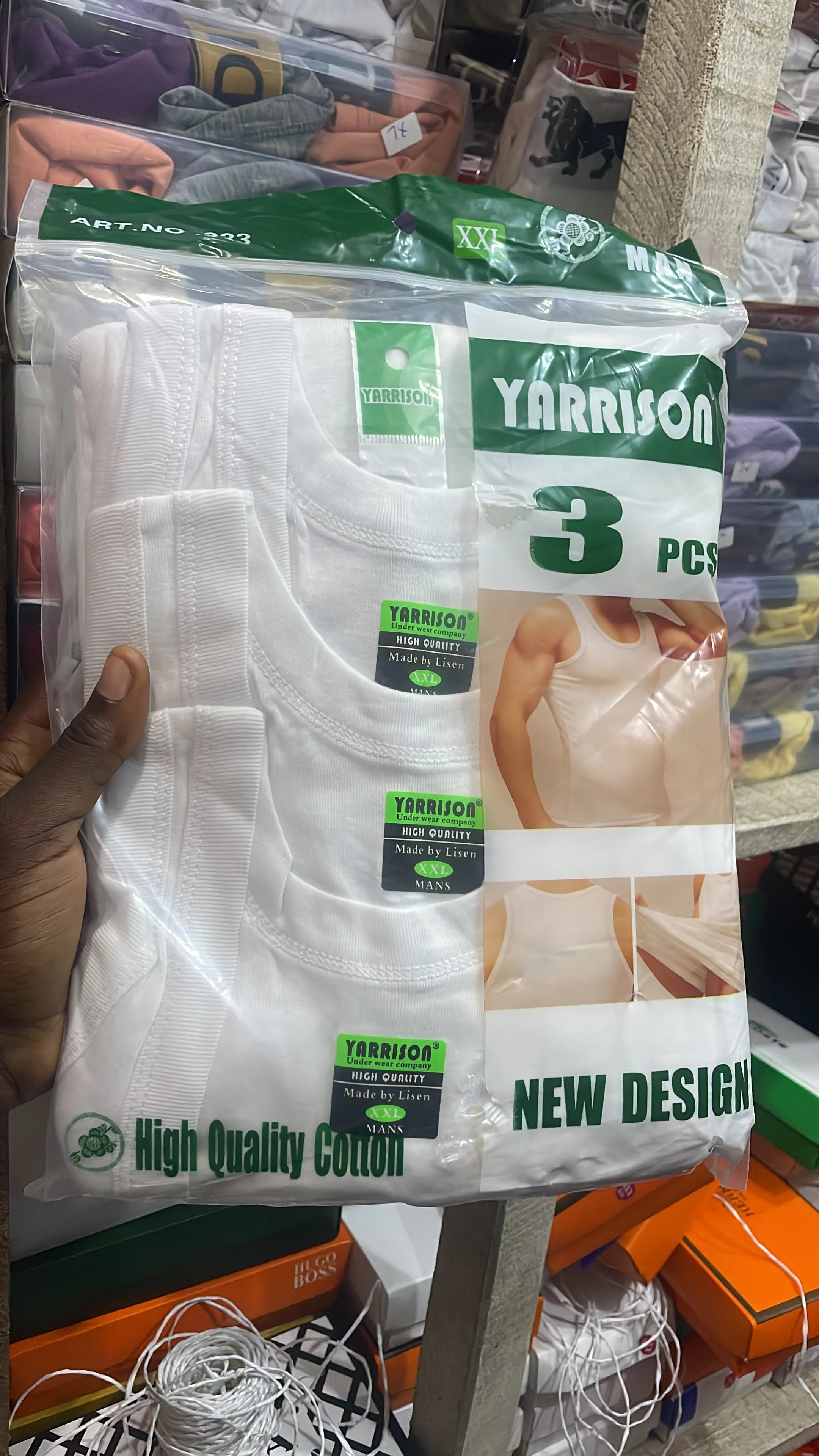 3in1 high quality singlet  – Men's Clothing