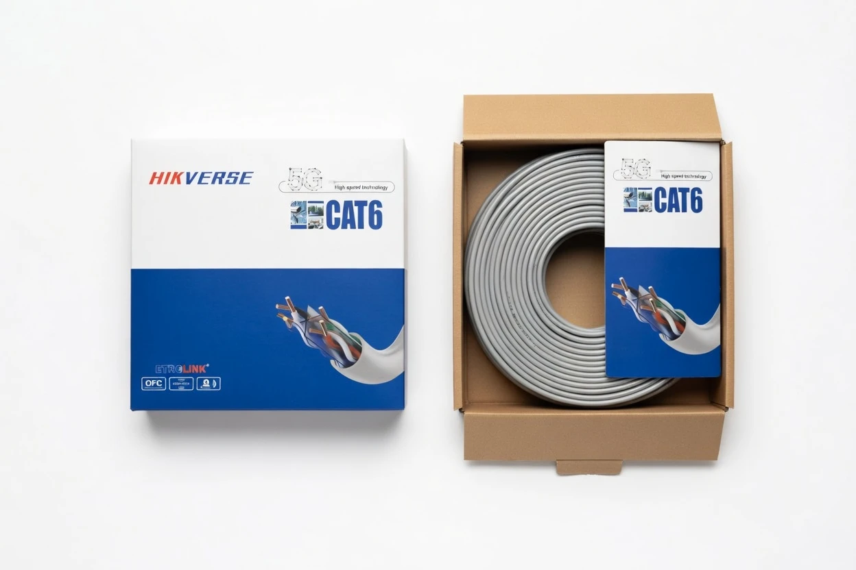 CAT6 UTP-CCC Grey 305 F. m HIKEVERSE – Security Systems and Smart Home