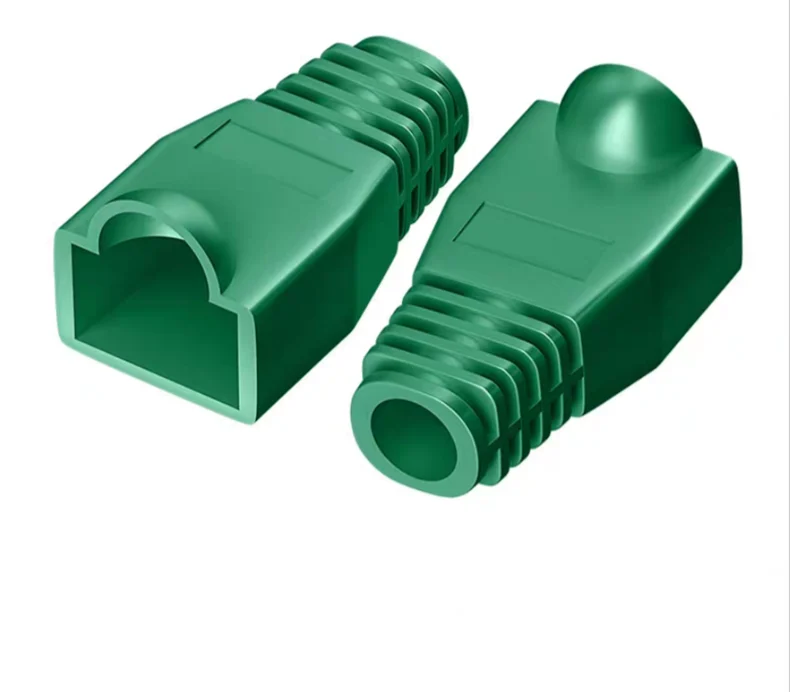 Green RJ45 Strain Relief Boot  – Security Systems and Smart Home