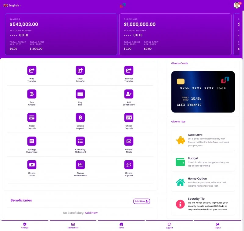 Alpha Bank Prime - Online Banking PHP Script – E-Readers