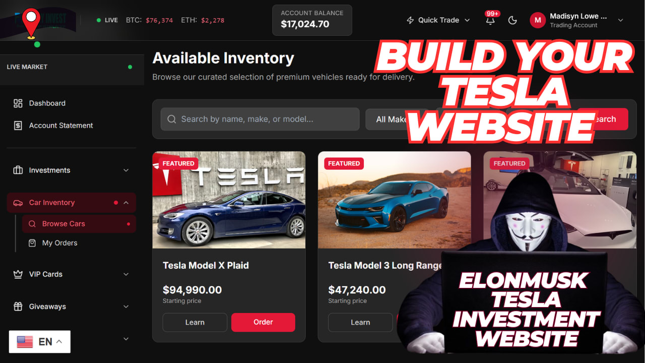 TeslaBroker Pro – Premium Investment Platform – E-Readers