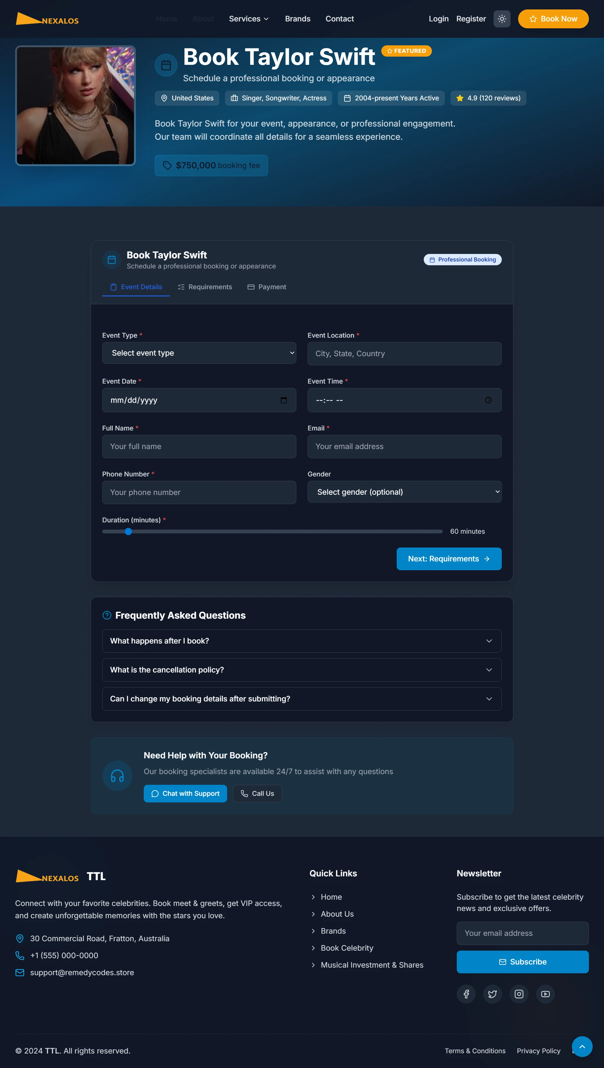CelebConnect – Celebrity Engagement Platform – E-Readers