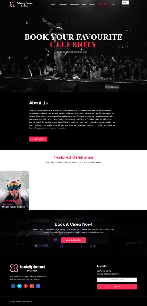 TalentConnect – Complete Talent Booking Platform – E-Readers