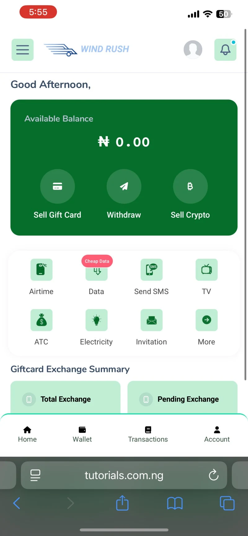 All-inOne – Gift Card, Crypto & VTU Platform – E-Readers