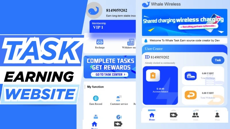 TaskEarn Pro – PTC & Microtask Earning Platform – E-Readers