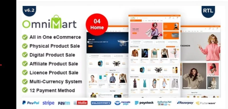 OmniMart – Complete eCommerce CMS Platform – E-Readers
