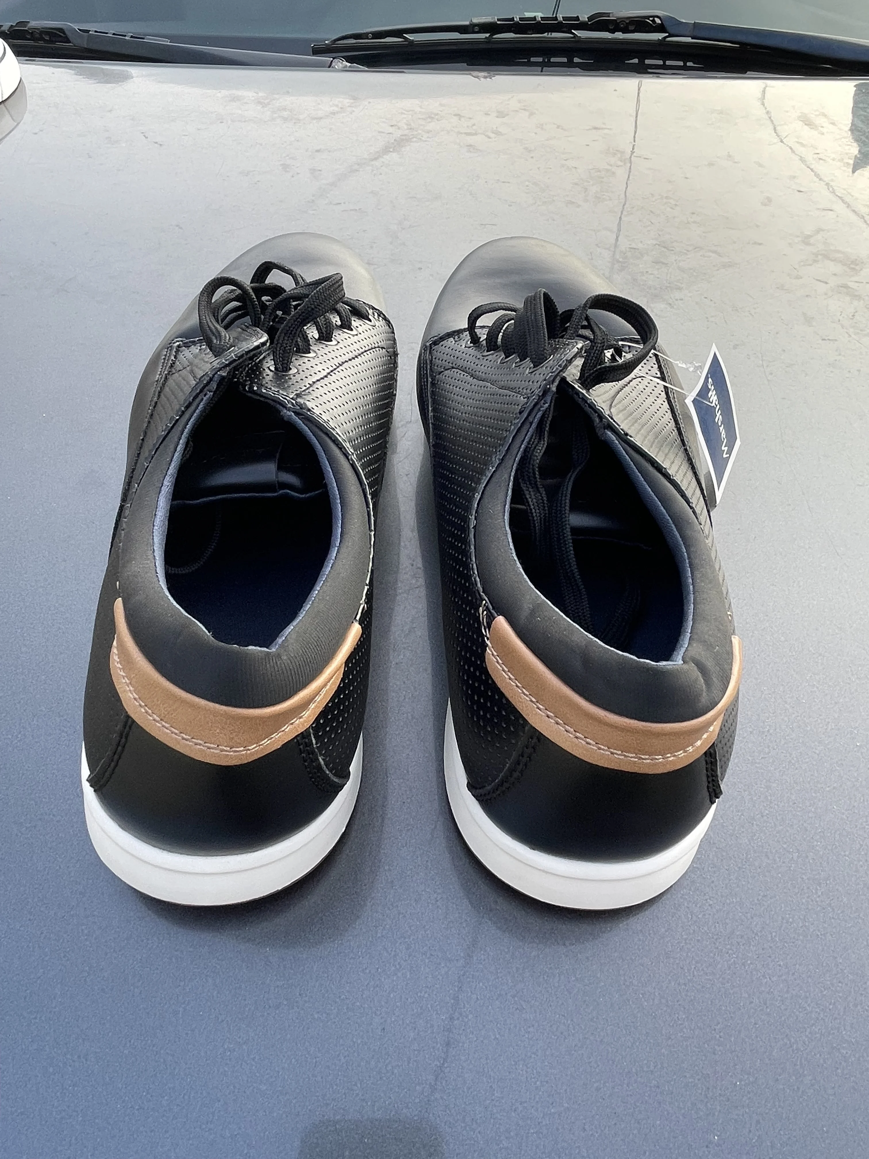 ALDO Mens Black Casual Lace-Up Sneakers – Men's Shoes